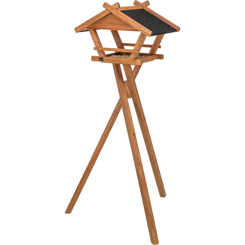 Trixie Futterhaus mit Ständer, braun, /1,34 m 52 × 34,5 × 33,5 cm