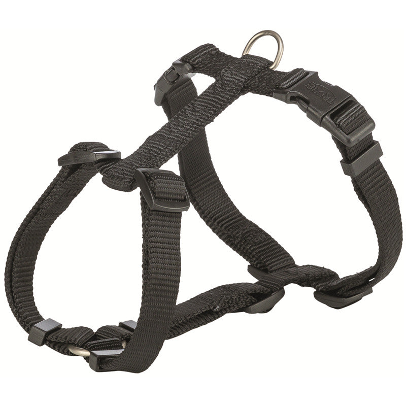 Trixie H-Geschirr Premium schwarz S-M 42-60 cm/15 mm