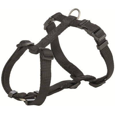 Trixie H-Geschirr Premium schwarz S-M 42-60 cm/15 mm
