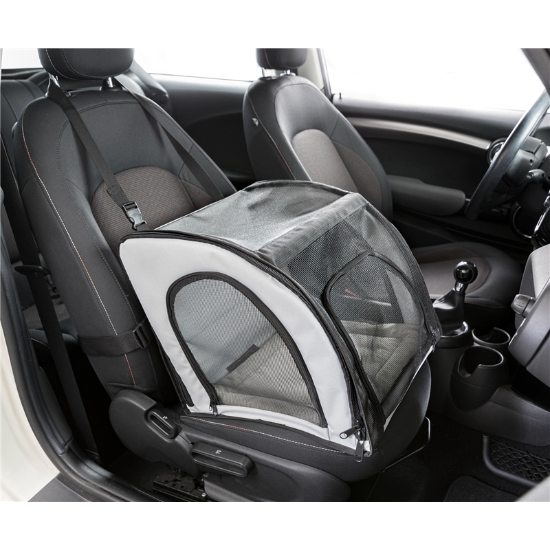 Trixie Hunde Auto-Sitz grau/schwarz 44 × 37 × 40 cm