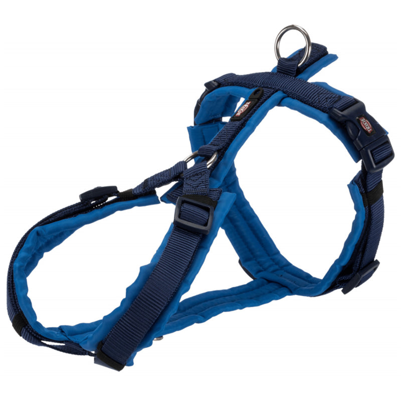 Trixie Hunde Premium Trekking Geschirr indigo/royalblau  M-L