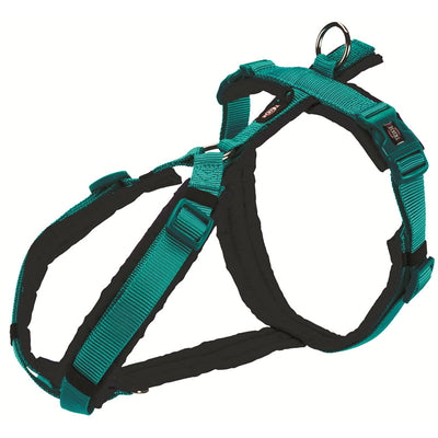 Trixie Hunde Premium Trekking Geschirr ozean/graphit  XL