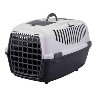 Trixie Hundetransportbox Capri 3 hellgrau/grau S 40 × 38 × 61 cm