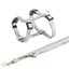Trixie Junior Welpengeschirr mit Leine 23-34 cm grau
