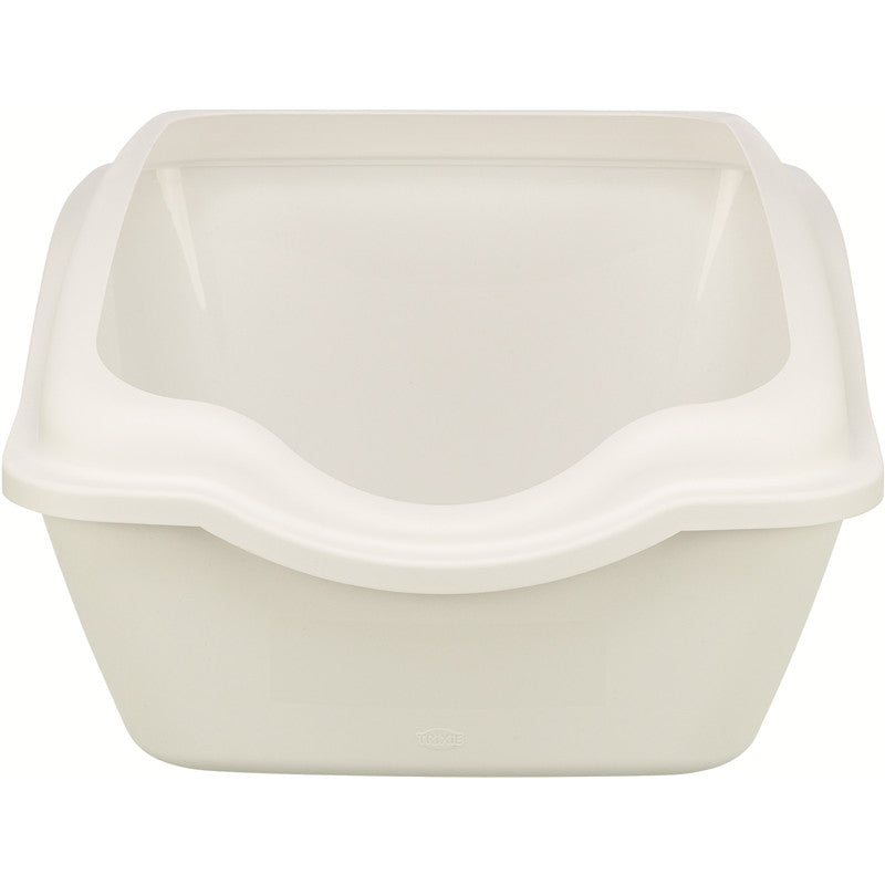Trixie Katzentoilette Cleany Cat mit Rand weiß 45 × 29 × 54 cm