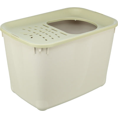 Trixie Katzentoilette Hop-In,grau/grün 38×39×58cm