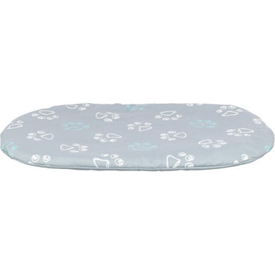 Trixie Kissen Jimmy, Baumwoll-Optik, oval, hellgrau 70 x 47 cm