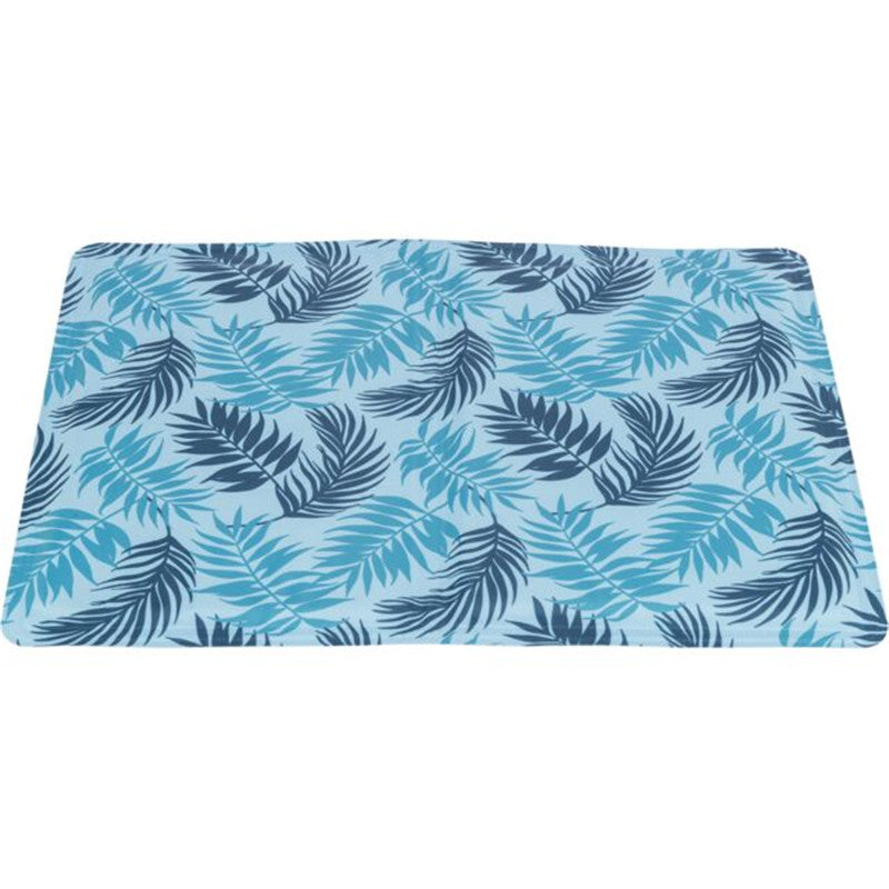Trixie Kühlmatte Palmenblätter hellblau 50 × 40 cm