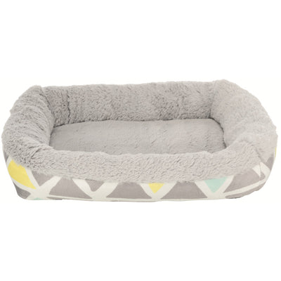 Trixie Kuschelbett Bunny eckig bunt/grau 30 x 6 x 22 cm