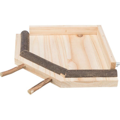Trixie Landeplatz mit Sitzstangen, Holz 19 × 19 cm