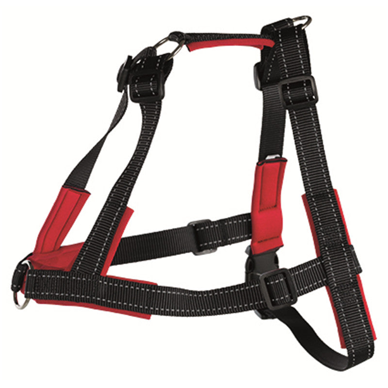 Trixie Lead'n'Walk Soft Erziehungsgeschirr schwarz -70 cm / 25 mm S-M 45