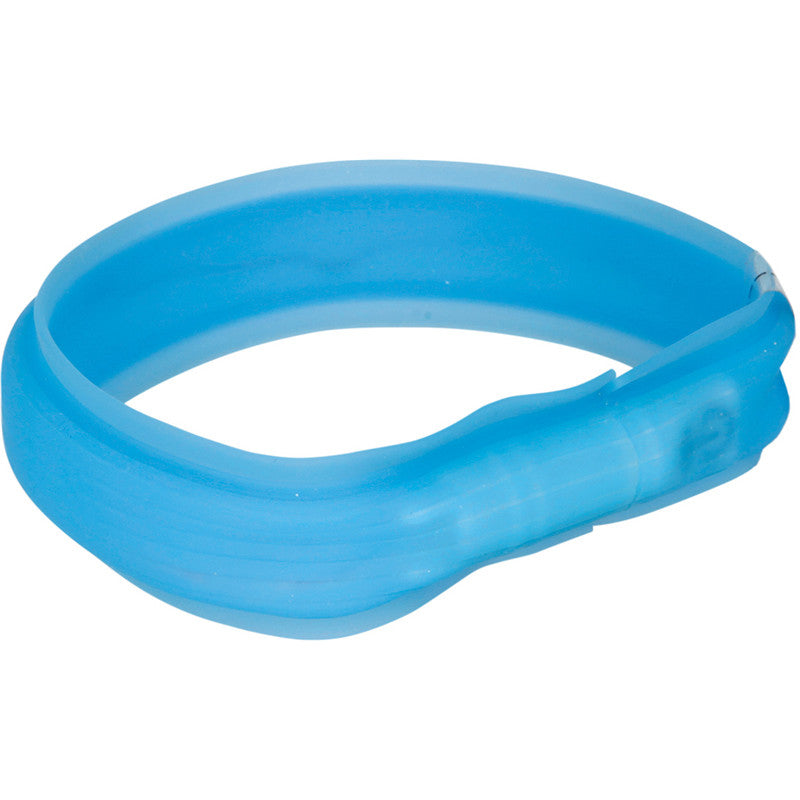 Trixie Leuchtband Flash USB blau M-L 50 cm /30 mm