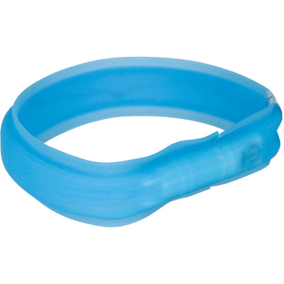 Trixie Leuchtband Flash USB blau M-L 50 cm /30 mm