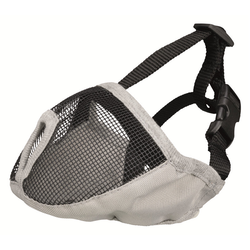 Trixie Maulkorb Polyester grau S 20 cm