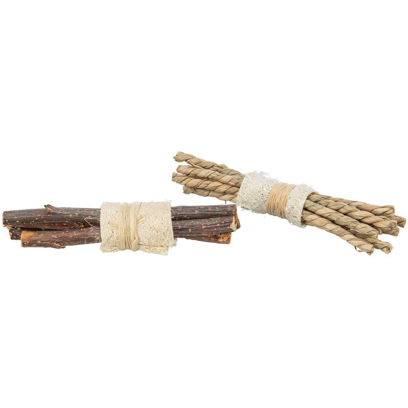 Trixie Nager Set Sticks Luffa Rindenh./Seegras 2 St. 1 Stück