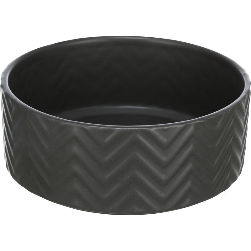 Trixie Napf, Keramik schwarz 0,9l/ø 16cm