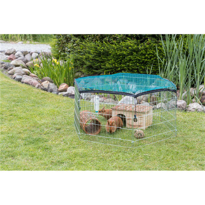 Trixie natura Freilaufgehege mit Schutznetz 6253 ø 126 x 58 cm