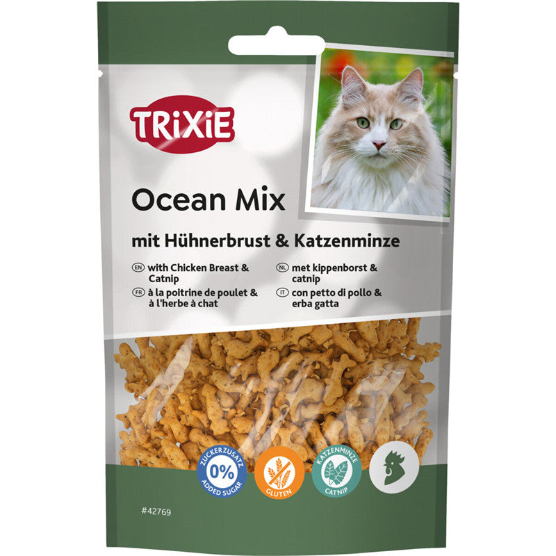 Trixie Ocean Mix mit Hühnerbrust & Katzenminze 50 g