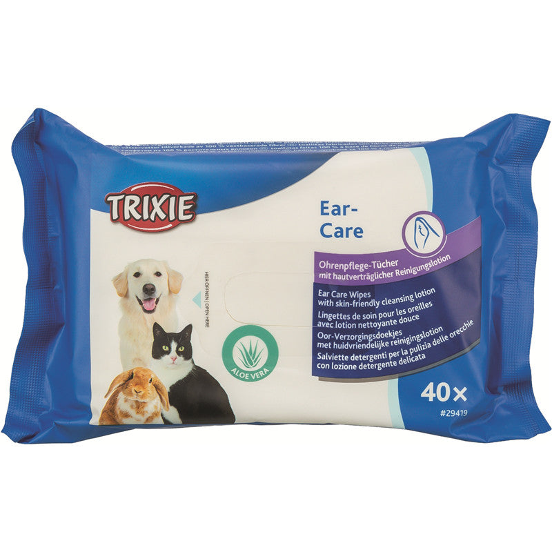 Trixie Ohrenpflege-Tücher 40 Stück 1 Stück