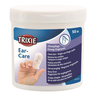 Trixie Pflege-Fingerlinge für die Ohren 50 Stück
