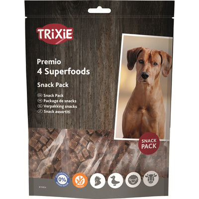 Trixie PREMIO 4 Superfoods mit Huhn, Ente, Rind und Lamm Inhalt: 4 x 100 g