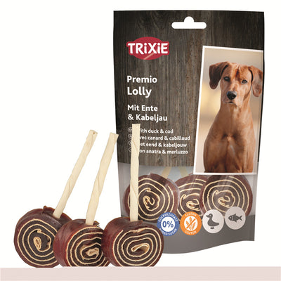 Trixie PREMIO Lolly Ente&Kabeljau 11 cm/ 80 g