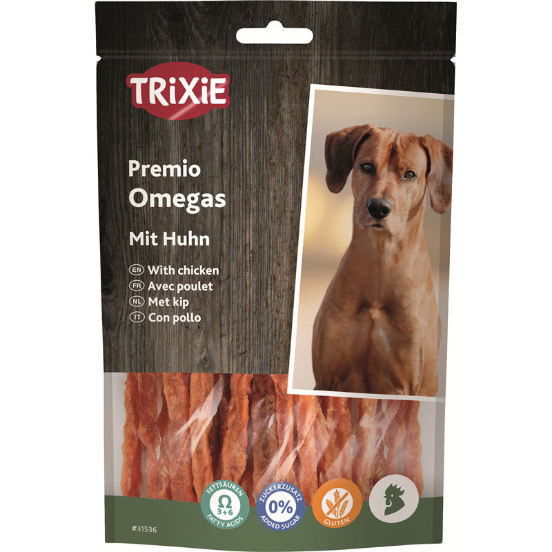 Trixie Premio Omega Stripes Hühnchen 100 g
