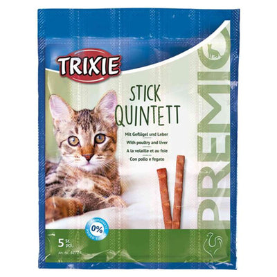 Trixie Premio Quadro-Sticks Geflügel & Leber 4 x 5 g 1 Stück