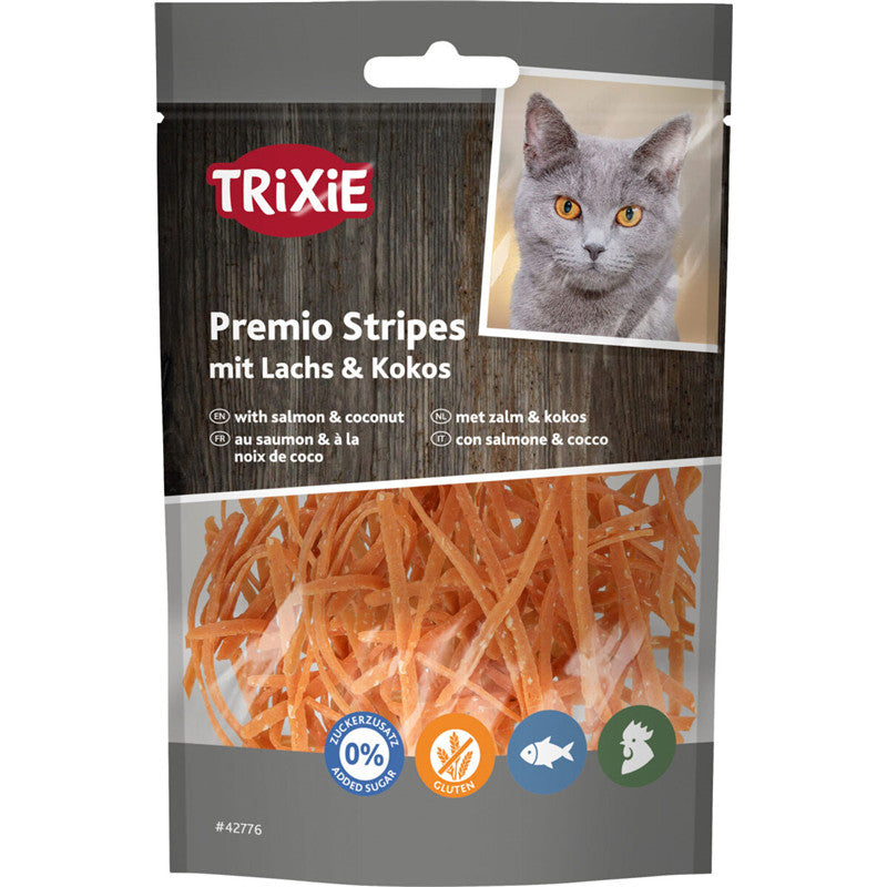 Trixie Premio Stripes mit Lachs & Kokos 50 g