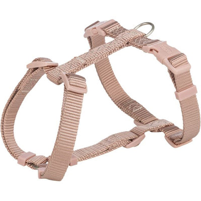 Trixie Premium H-Geschirr, blush M-L: 52-75 cm/20 mm