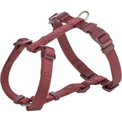 Trixie Premium H-Geschirr, sangria L: 60-87 cm/25 mm