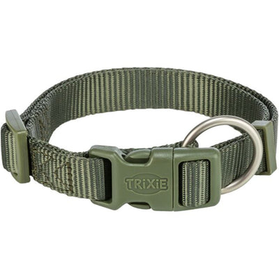 Trixie Premium Halsband, olivgrün L-XL: 40-65 cm/25 mm