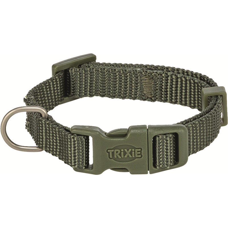 Trixie Premium Halsband, olivgrün M-L: 35-55 cm/20 mm