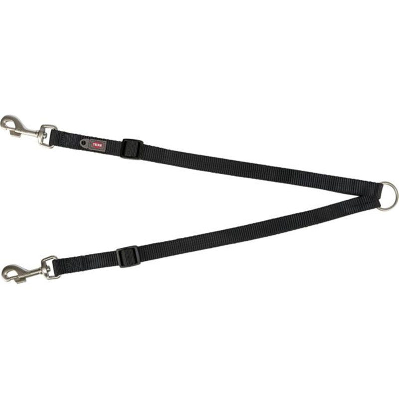 Trixie Premium Koppel, schwarz M-L: 40-70 cm/20 mm