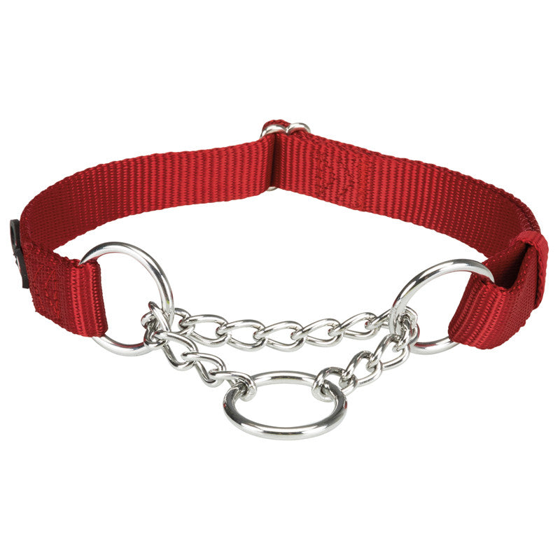 Trixie Premium Zug-Stopp Halsband rot M-L