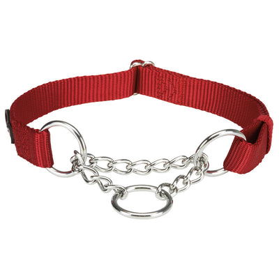 Trixie Premium Zug-Stopp Halsband rot M-L