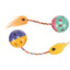Trixie Rasselbälle Set mit Spielschwanz ø 4 cm