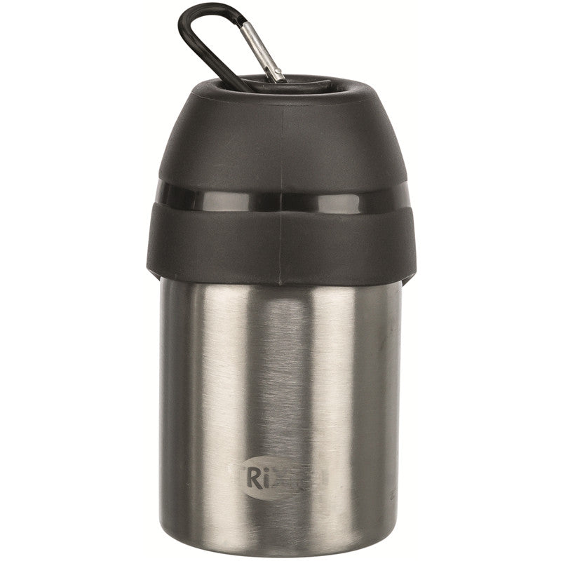 Trixie Reisetrinkflasche Edelstahl mit Kunststofftrinknapf  300 ml