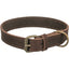 Trixie Rustic Fettleder Halsband dunkelbraun  XS-S 27-34 cm / 18 mm
