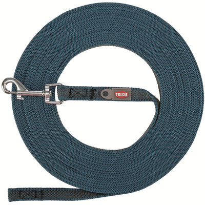 Trixie Schleppleine gummiert petrol S-M 5 m/15 mm