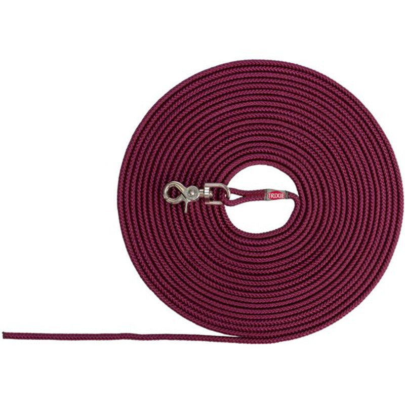Trixie Schleppleine, rund, sangria S-M: 5 m/ø 6 mm