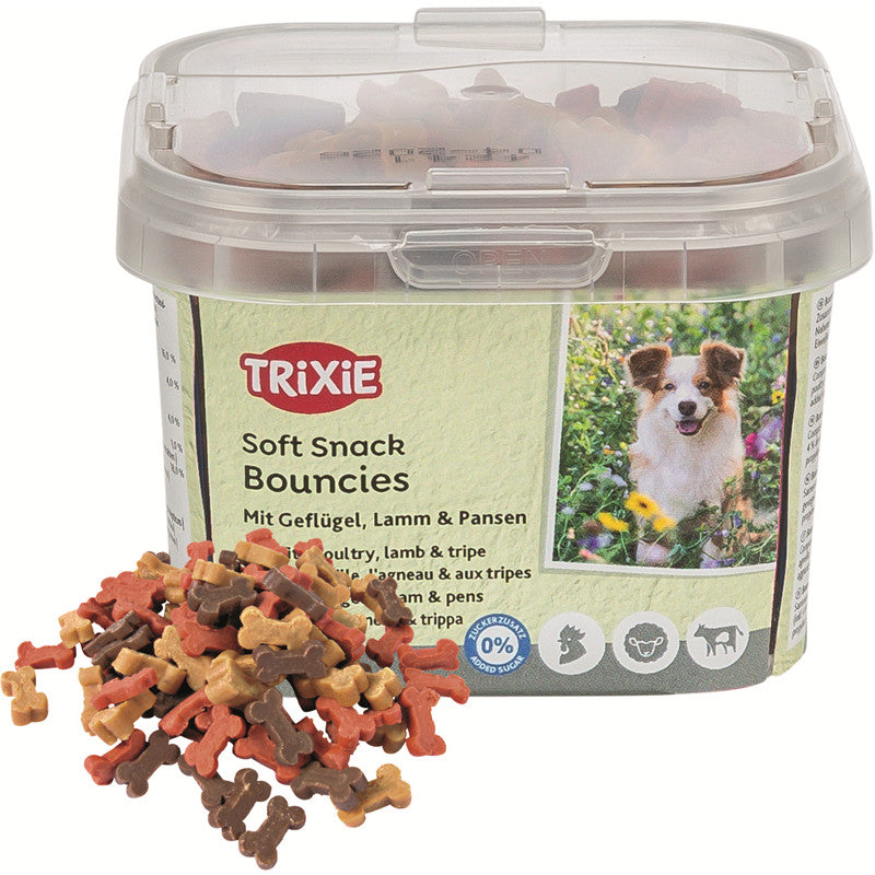 Trixie Soft Snack Bouncies Geflügel, Lamm und Pansen  140 g