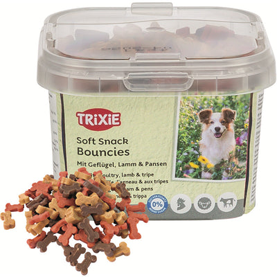 Trixie Soft Snack Bouncies Geflügel, Lamm und Pansen  140 g