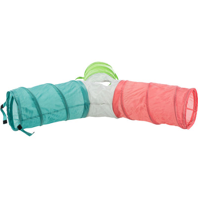 Trixie Spieltunnel für Kaninchen aus Nylon, erweiterbar 3 x ø 18 × 47 cm