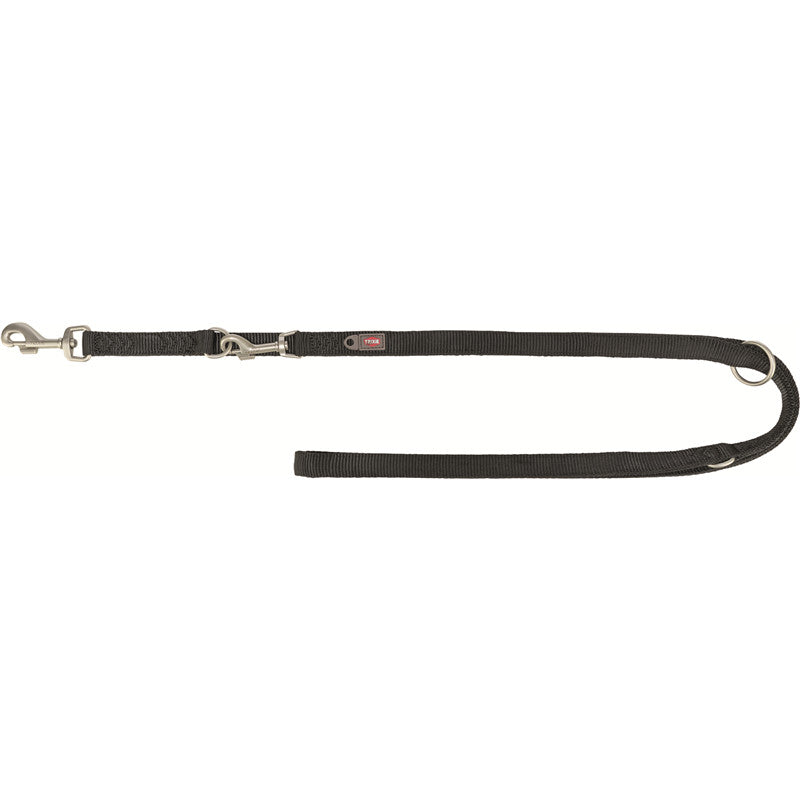 Trixie Verlängerungs-Leine Premium doppellagiges Nylon schwarz L-XL 2 Meter / 25 mm