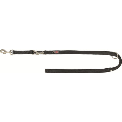 Trixie Verlängerungs-Leine Premium doppellagiges Nylon schwarz L-XL 2 Meter / 25 mm