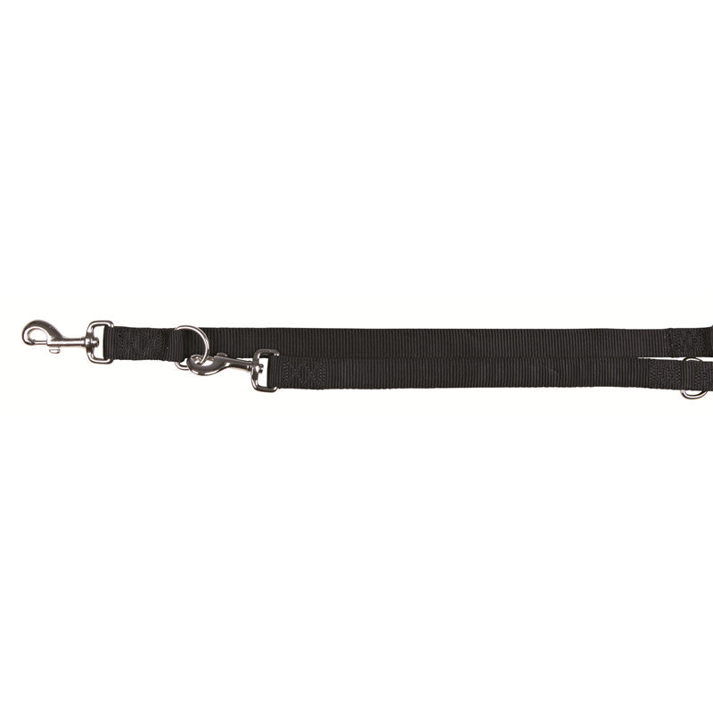 Trixie Verlängerungs-Leine Premium doppellagiges Nylon schwarz L-XL 2 Meter / 25 mm