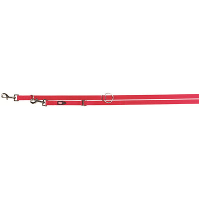 Trixie Verlängerungs-Leine Premium extra lang rot M-L 3 Meter / 15 mm