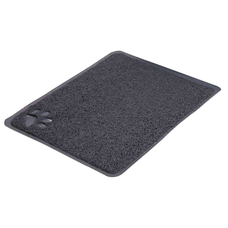 Trixie Vorleger für Katzentoiletten PVC anthrazit 37 × 45 cm