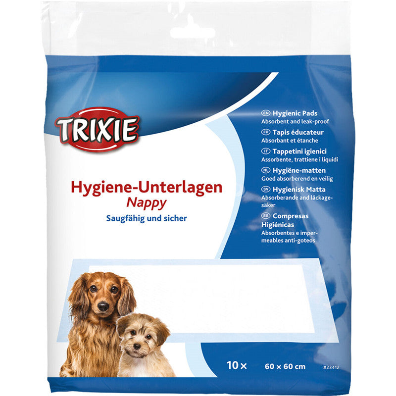 Trixie Welpen-Unterlage Nappy-Stubenrein 60 × 60 cm / 10 Stück